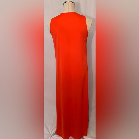Vintage gossard Artemis maxi nightgown orange retro 70’s embroidered nightie S - Picture 4 of 9
